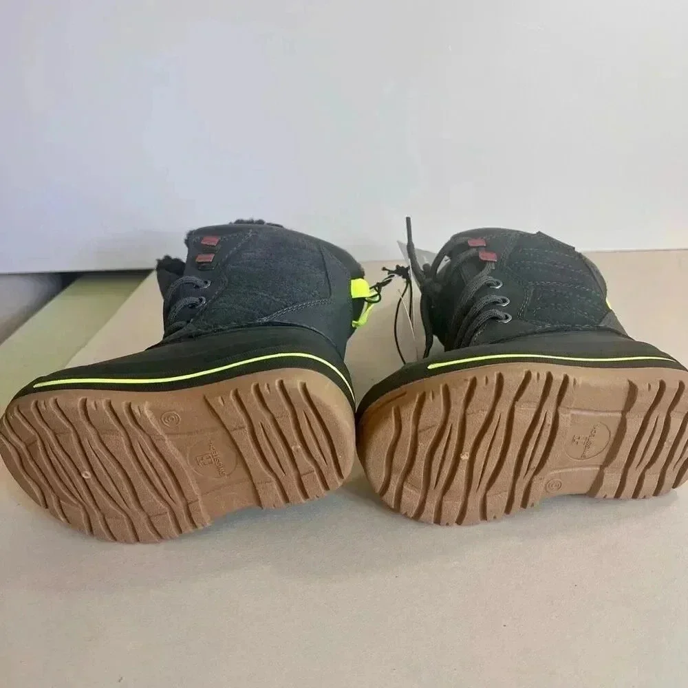 NWT Swiss Tech Toddler Black Waterproof 3M Thinsulate Snow Winter Boots Size 6‎